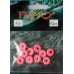 Груз ушастый для рыбалки, таблетка (эксцентрик) цвет Silvereyes Pink, 10шт в уп., вес 4г